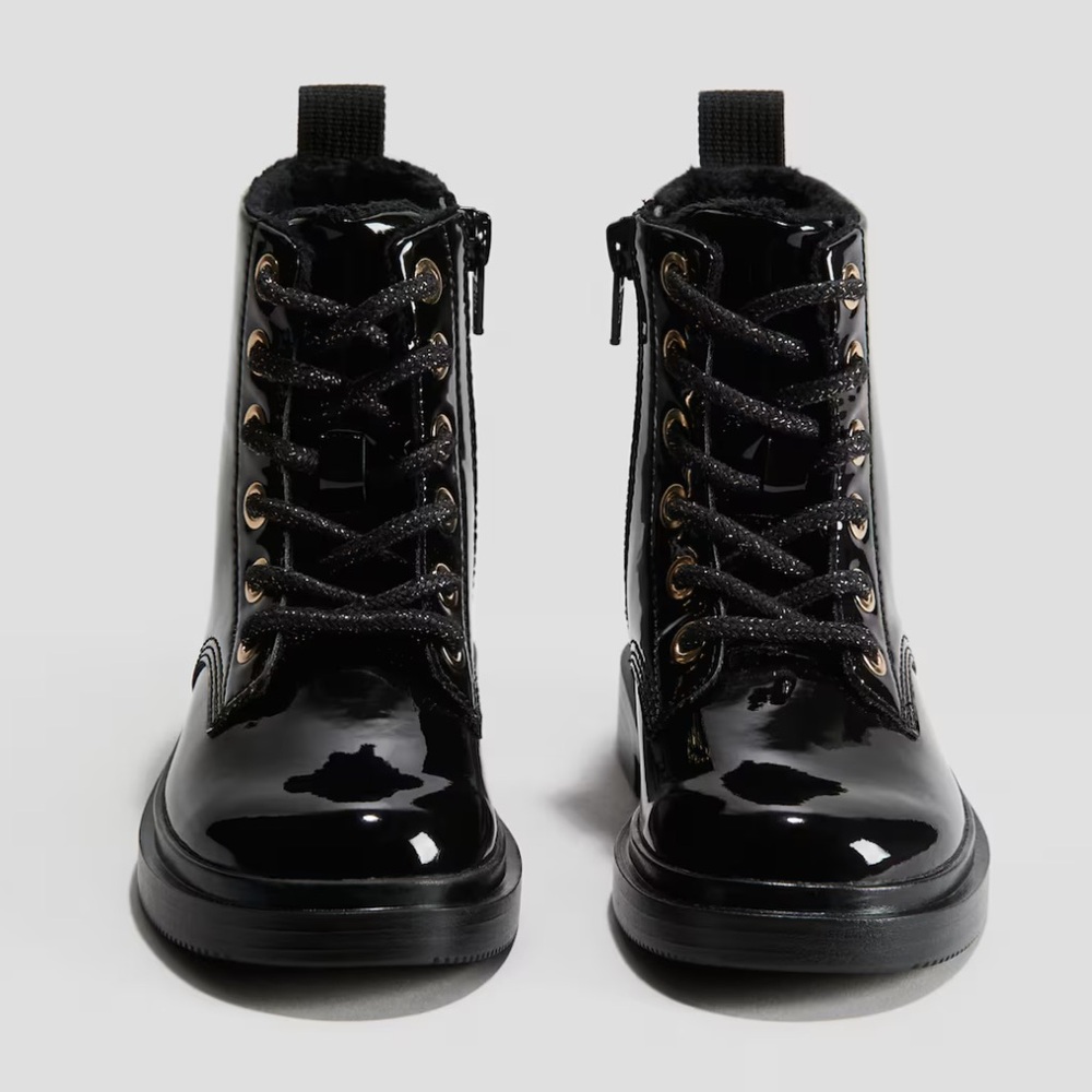 H&M Black Combat Boots - Picture 3 of 10